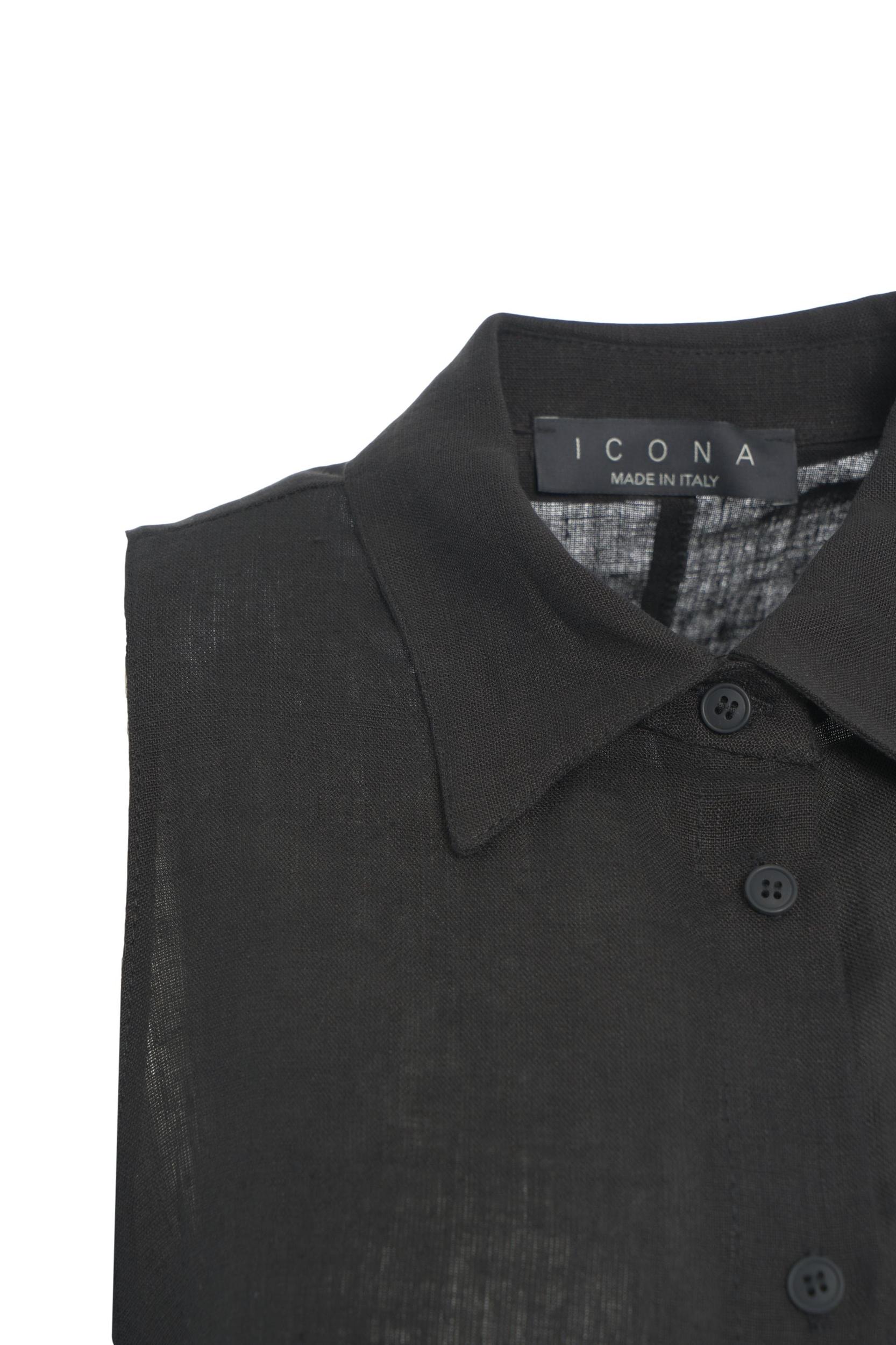 Linen sleeveless blouse Product Image