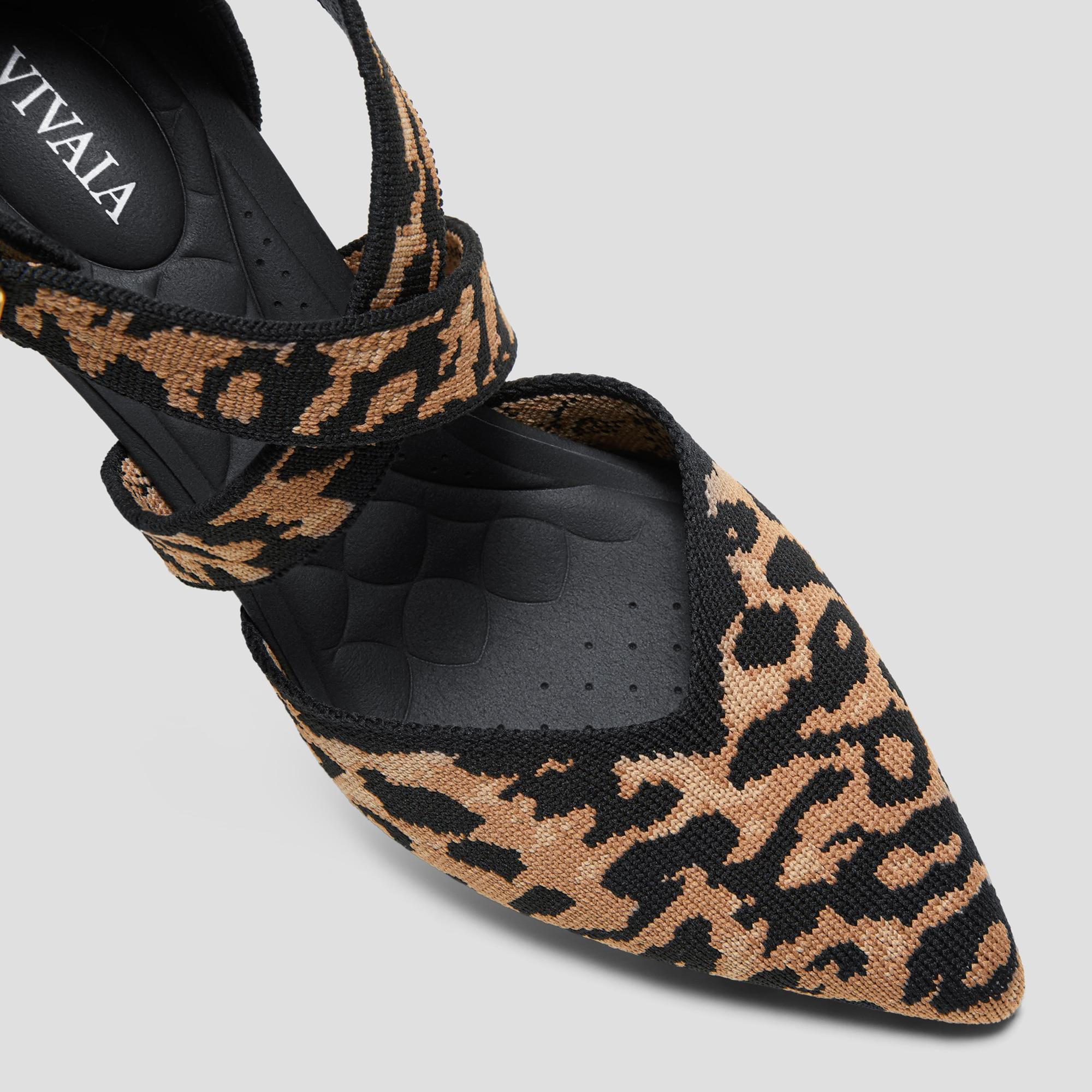 Pointed-Toe Cross-Strap Stilettos (Anabelle) Product Image