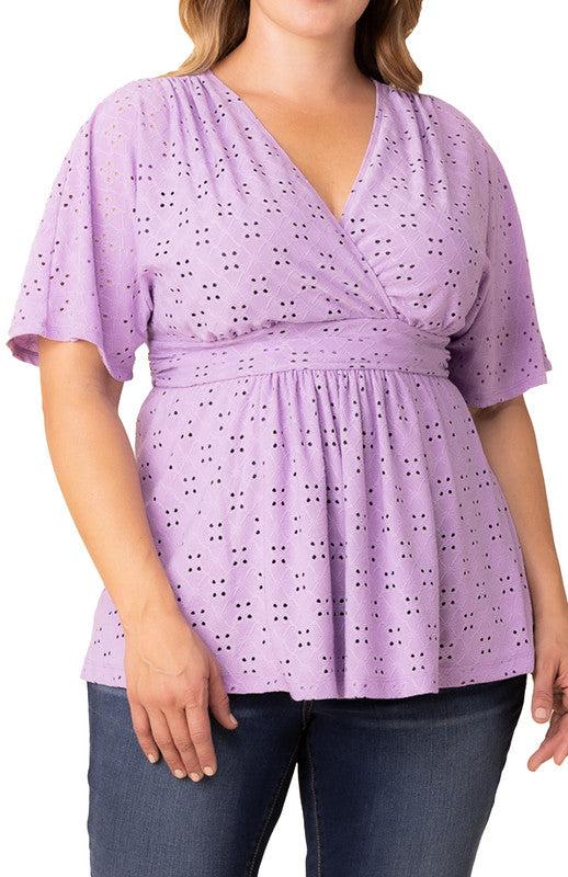 Sunny Day Eyelet Top - Plus Product Image