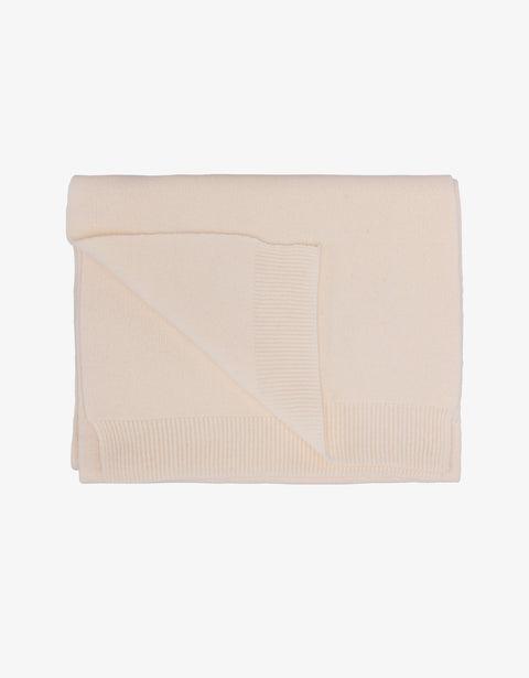 Merino Wool Scarf - Ivory White Product Image