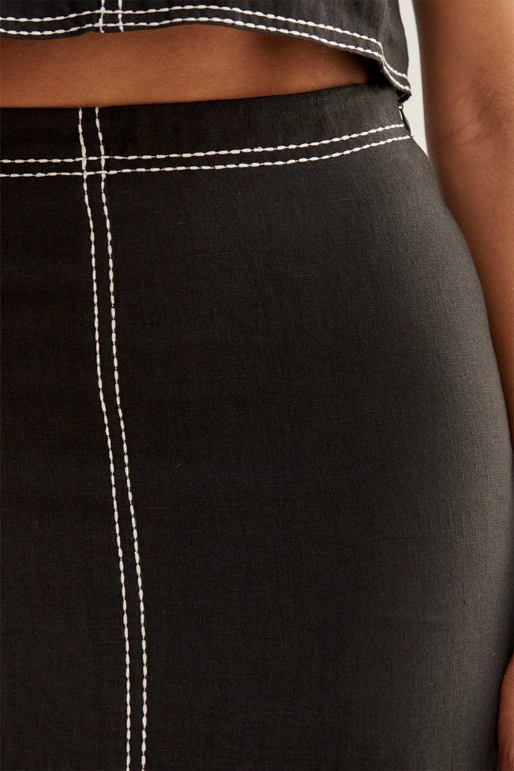 Kenzy Linen Maxi Skirt Product Image