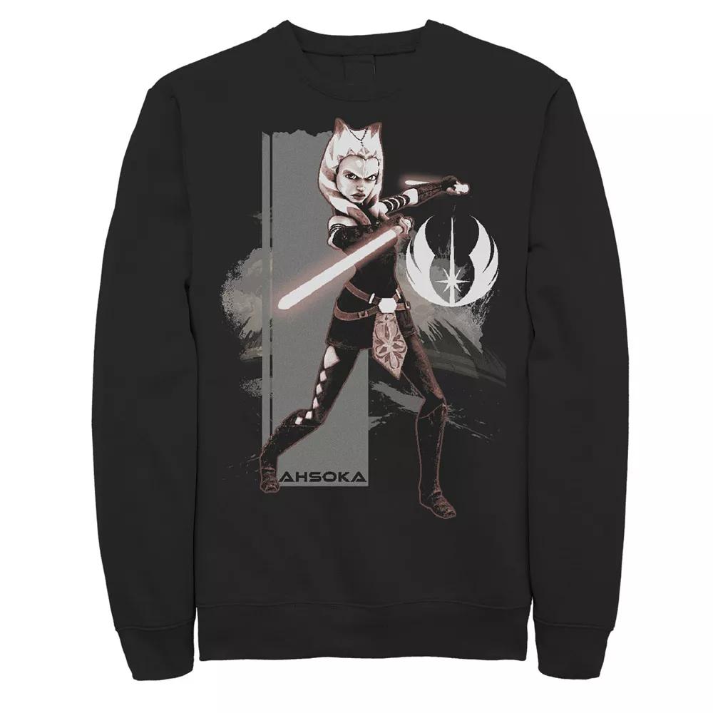 Men's Star Wars: The Clone Wars Ahsoka Jedi Portrait Sweatshirt,  Product Image