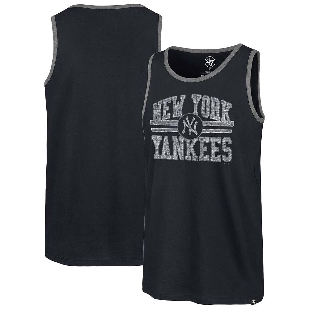 Men's '47 Navy New York Yankees Winger Franklin Tank Top, Size: Small, Blue Product Image