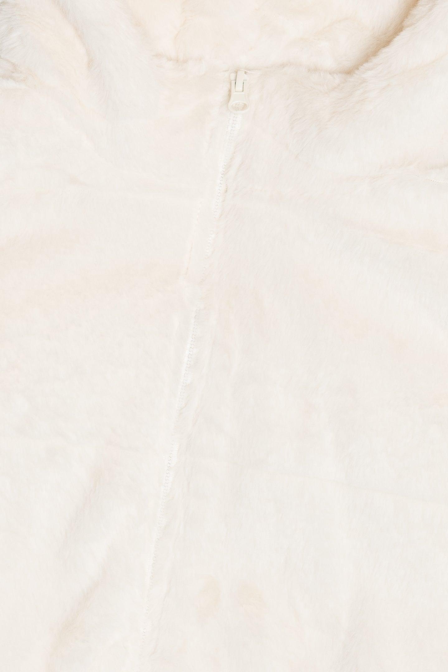 Faux Fur Hooded Vest Product Image