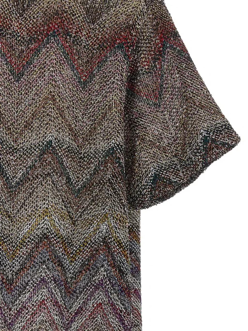 MISSONI Caperdoni Short Sleeve T-shirt With Sequin In Multi Product Image