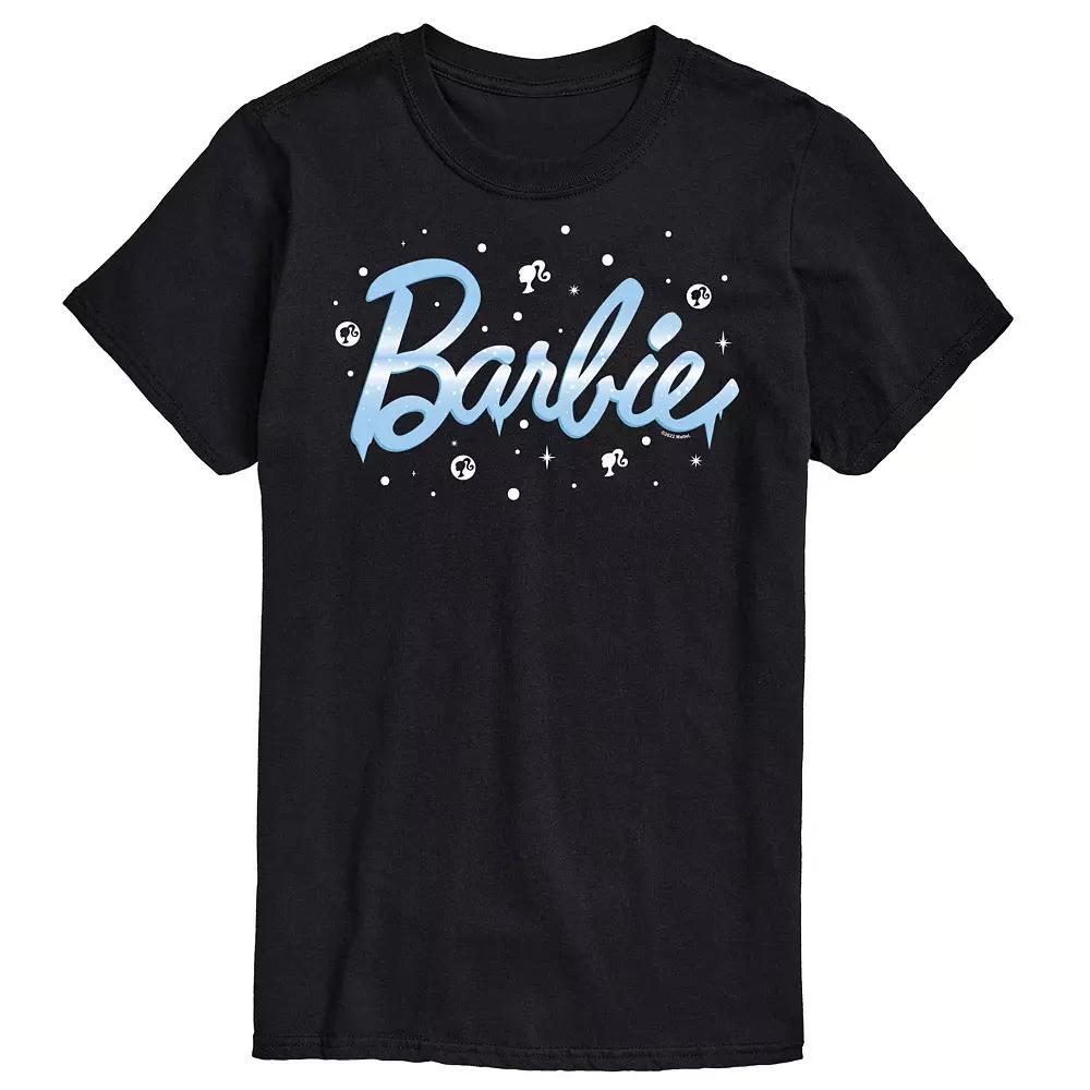 Big & Tall Barbie® Icy Logo Graphic Tee, Men's,  Product Image