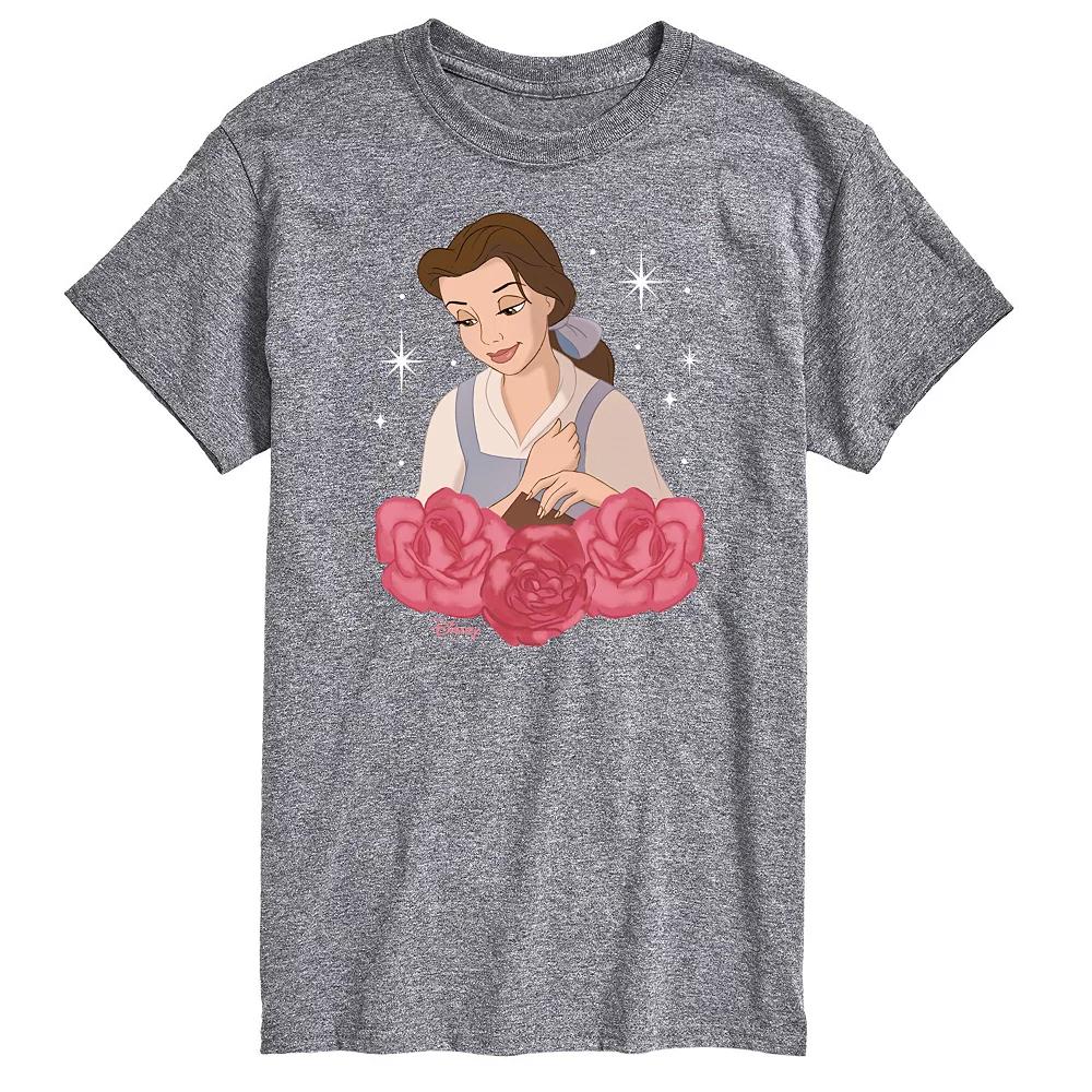 Disney Princess Big & Tall Belle Roses Graphic Tee, Men's,  Product Image