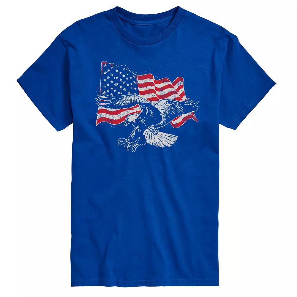 Men's Eagle Flag Graphic Tee,  Product Image