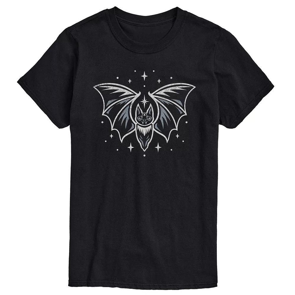 Big & Tall Grey Bat Graphic Tee, Men's,  Product Image