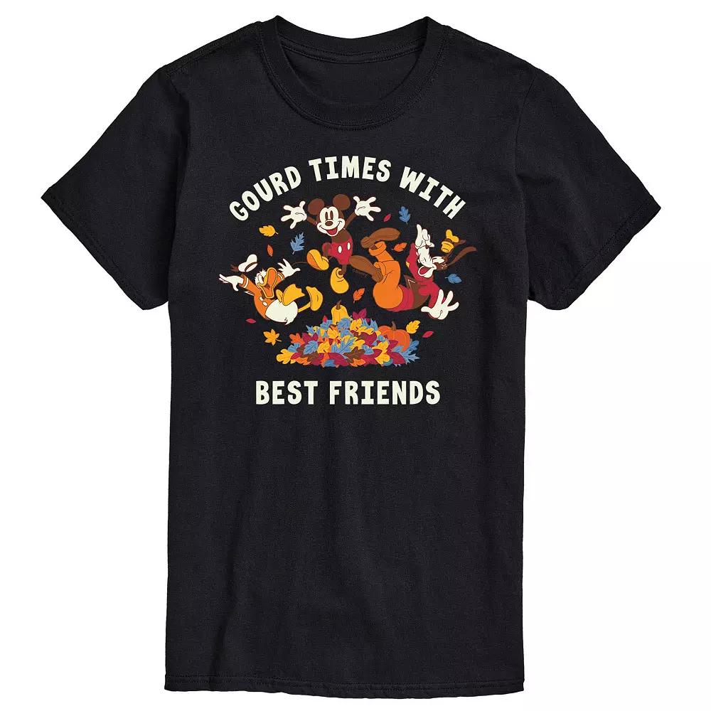Disney's Mickey Mouse and Friends Big & Tall Gourd Times With Best Friends Graphic Tee, Men's,  Product Image