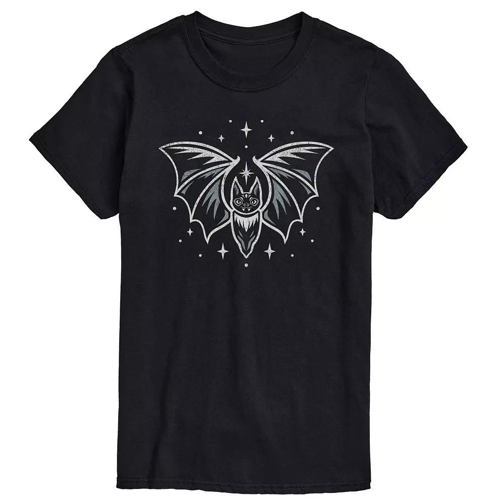 Big & Tall Grey Bat Graphic Tee, Men's,  Product Image