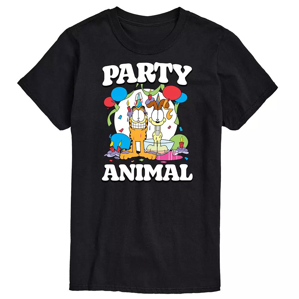 Big & Tall Garfield Party Animal Graphic Tee, Men's,  Product Image