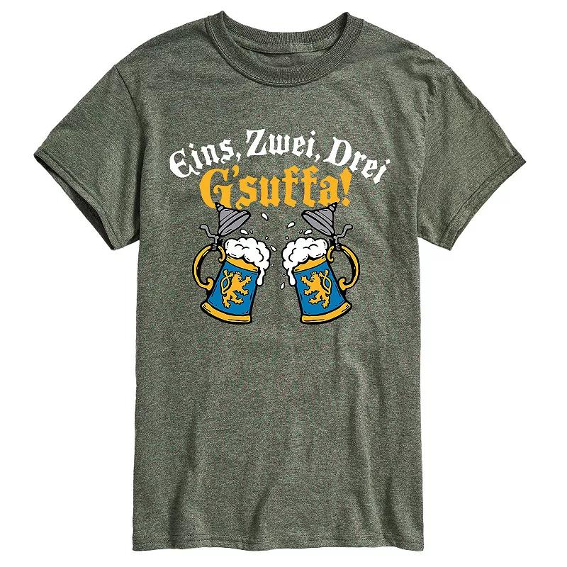 Men's Eins Zwei Drei Gsuffa Oktoberfest Tee,  Product Image