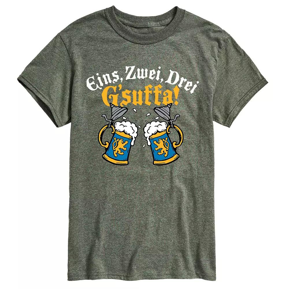 Men's Eins Zwei Drei Gsuffa Oktoberfest Tee,  Product Image