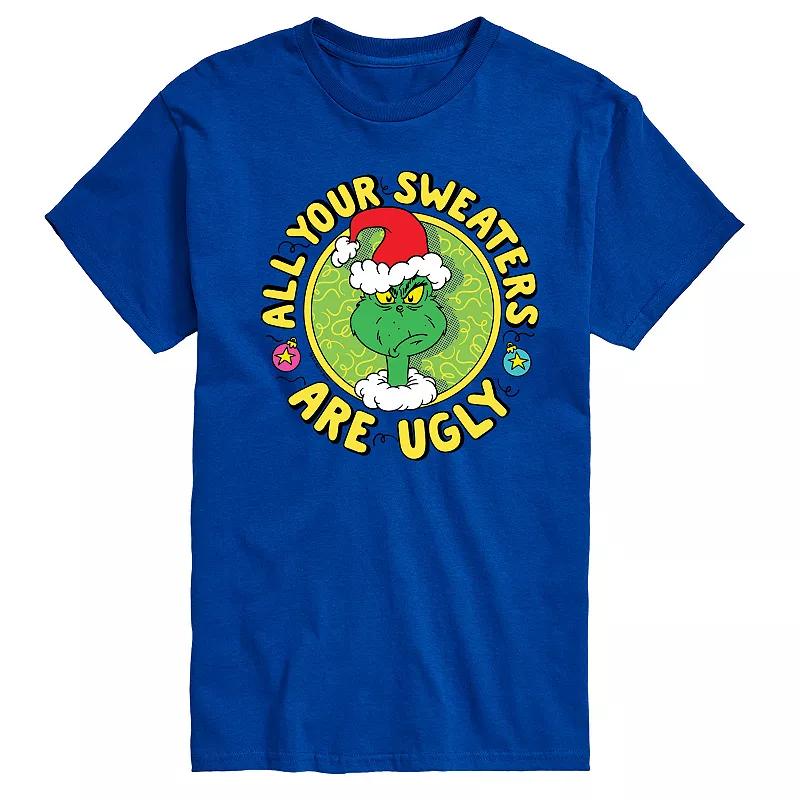 Men's Dr. Seuss The Grinch All Your Sweaters Are Ugly Graphic Tee,  Product Image