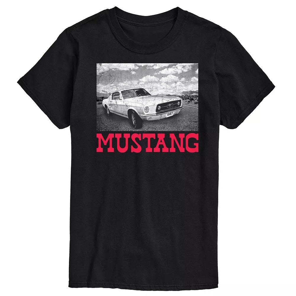 Big & Tall Ford Mustang 1967 Vintage Graphic Tee, Men's,  Product Image