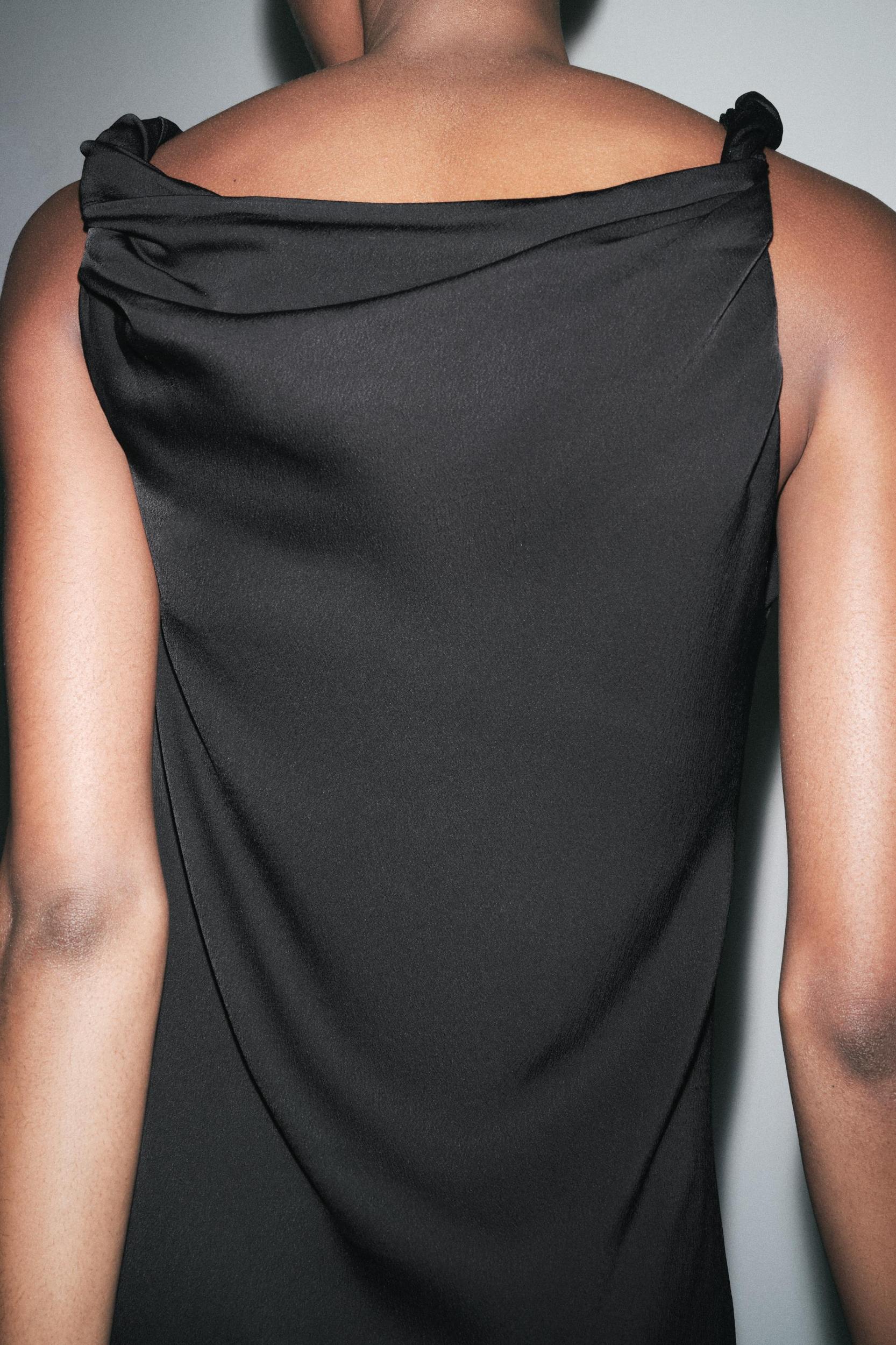 ZW COLLECTION SATIN MIDI DRESS Product Image