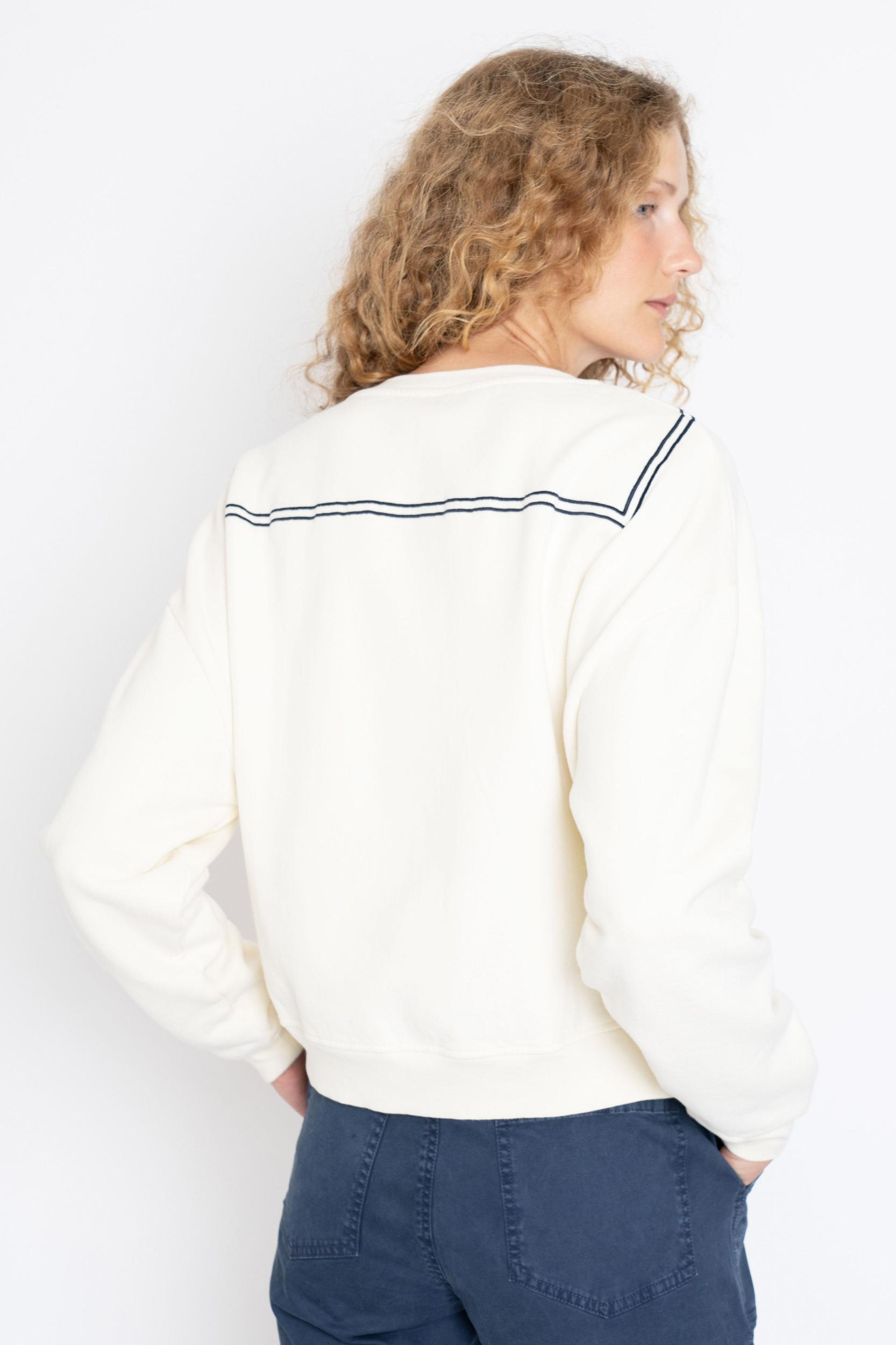 The Sailor Sweatshirt - Cream Female Product Image