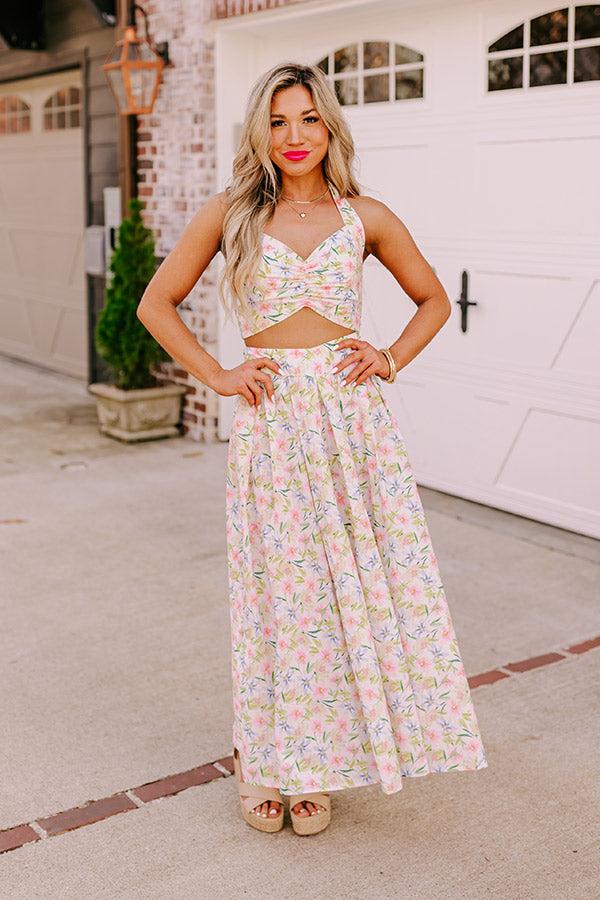 Botanical Bliss High Waist Skirt Product Image