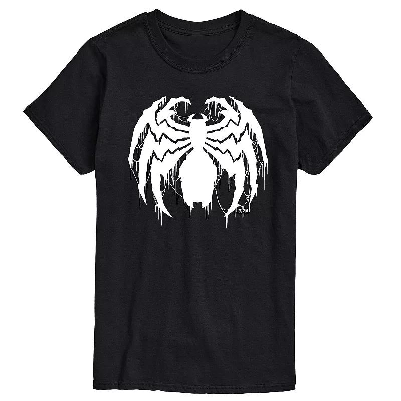 Big & Tall Marvel Venom Spider Logo Graphic Tee, Men's,  Product Image