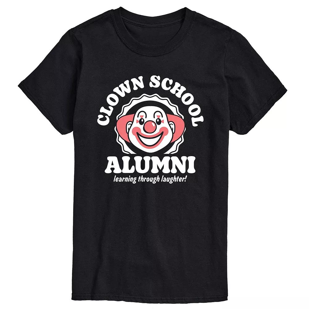 Big & Tall Clown School Alum Graphic Tee, Mens Product Image