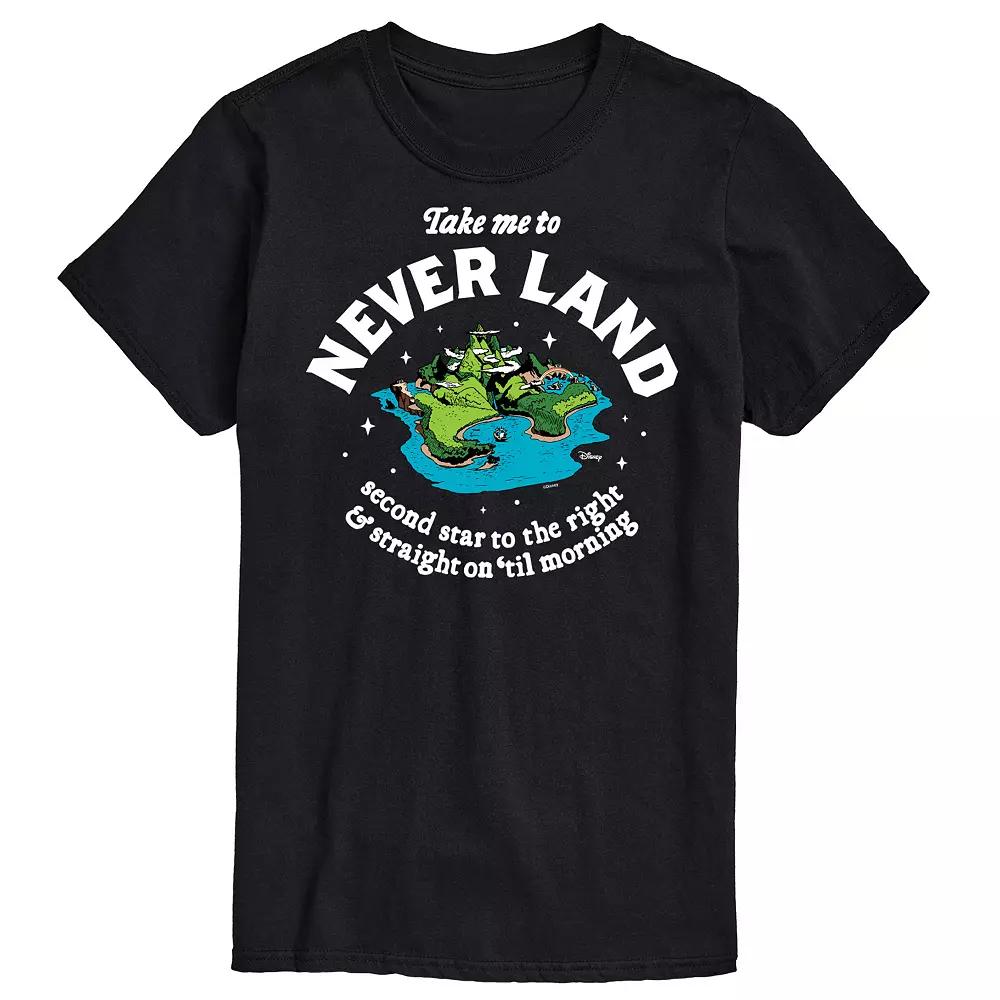 Disney's Peter Pan Men's Never Land Graphic Tee,  Product Image