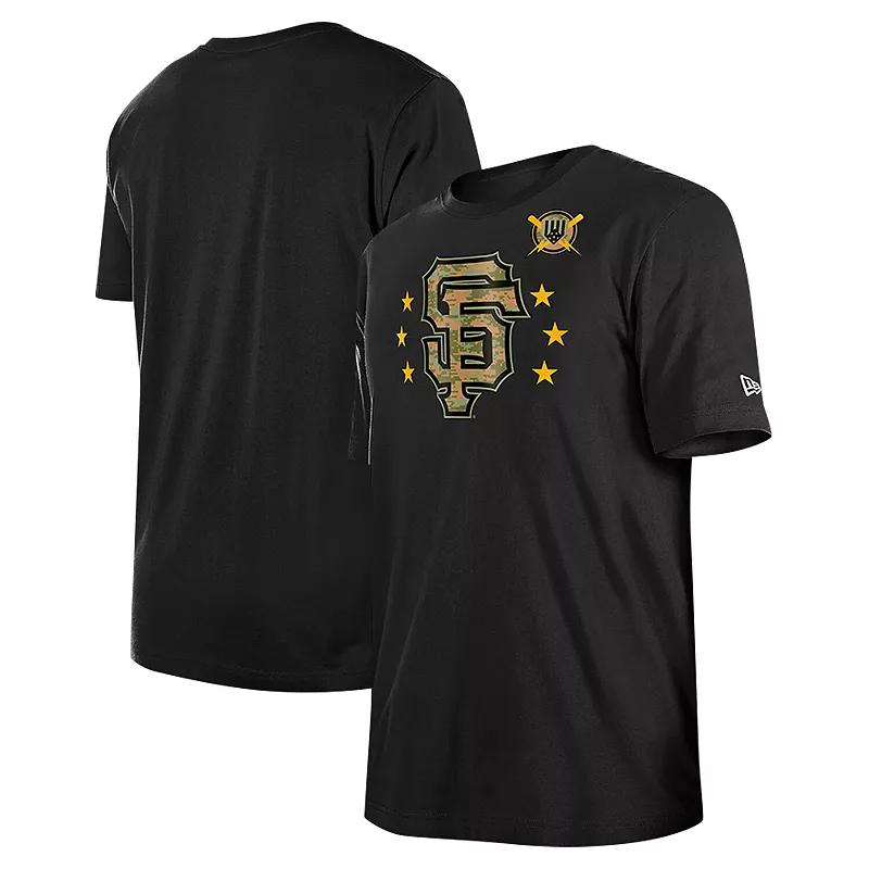 Men's New Era Black San Francisco Giants 2024 Armed Forces Day T-Shirt, Size: XL Product Image