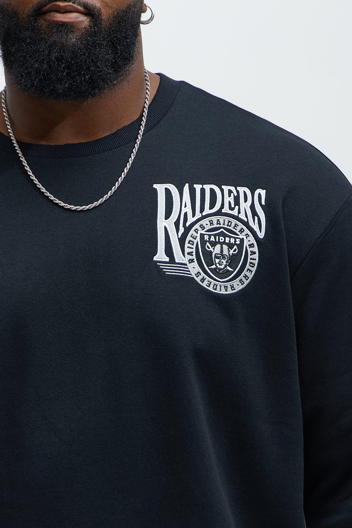 Raiders Crewneck Sweatshirt - Black Male Product Image