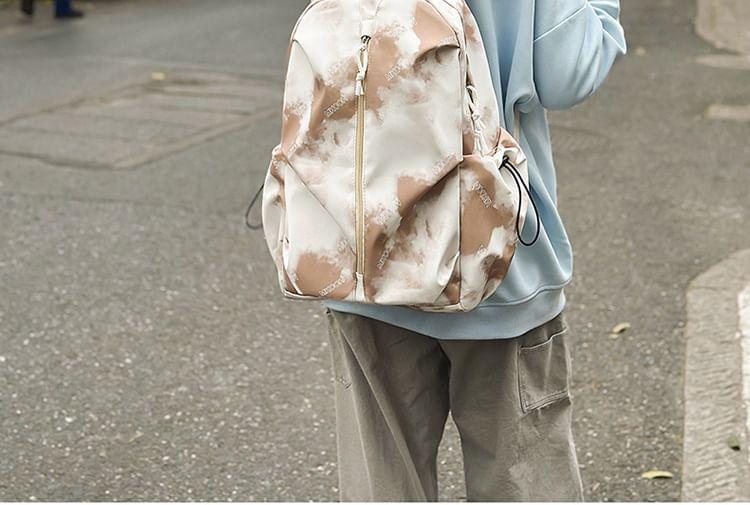Tie Dye Nylon Laptop Backpack Product Image