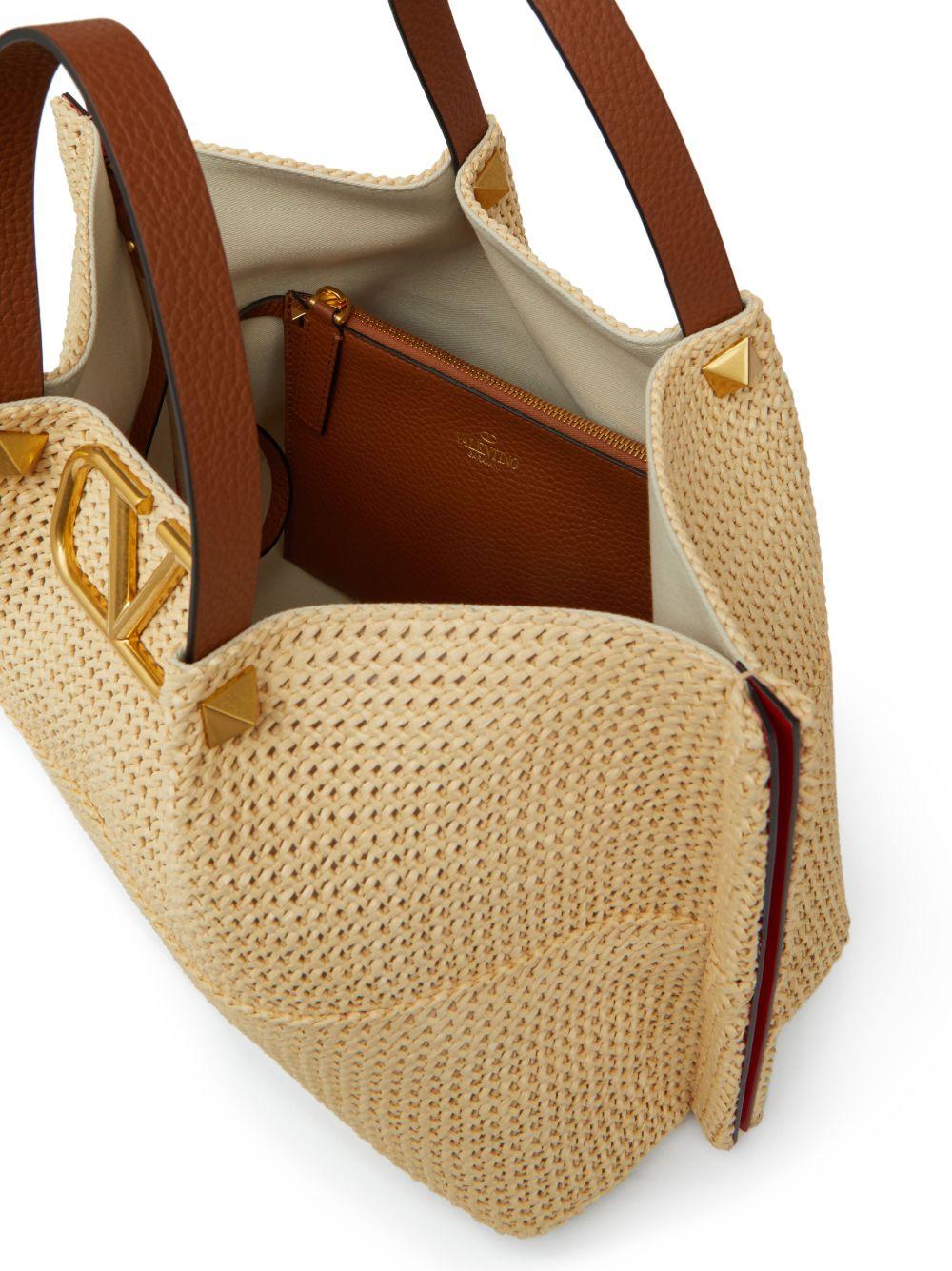 Summer woven tote bag Product Image