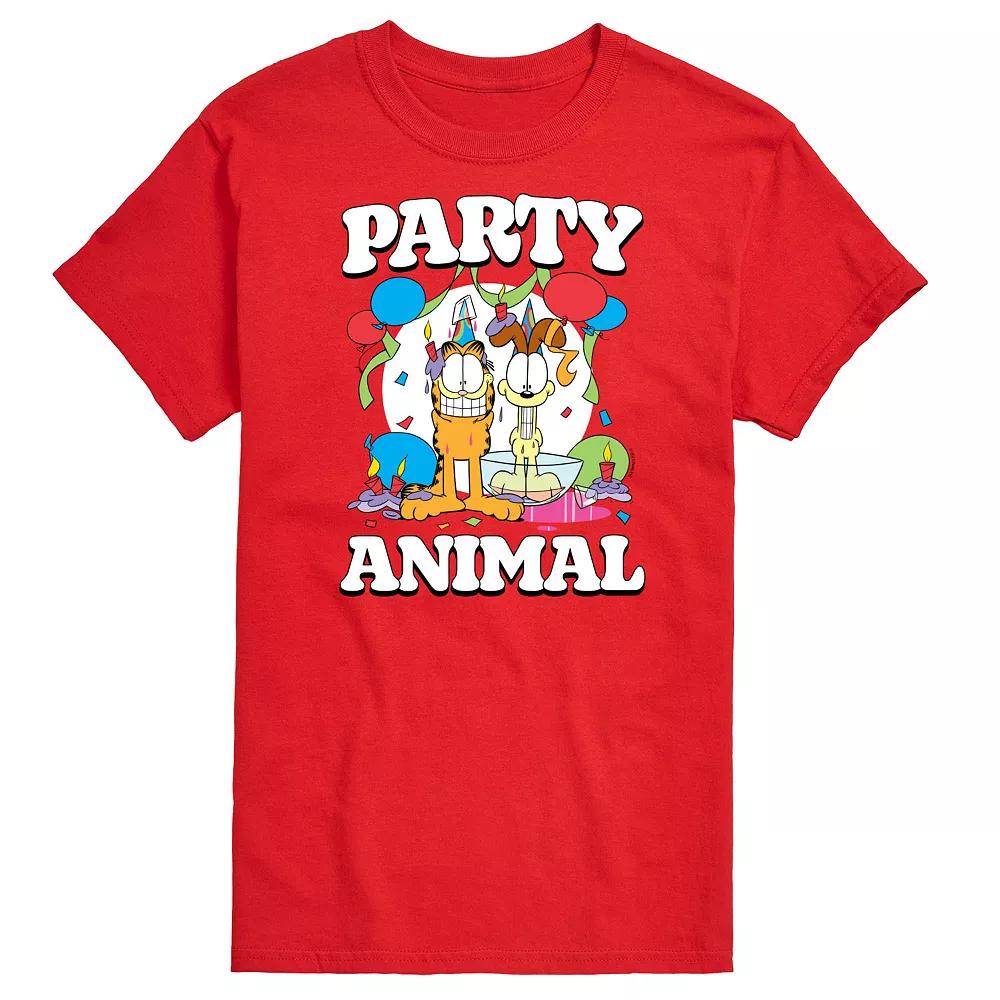 Men's Garfield Party Animal Graphic Tee,  Product Image