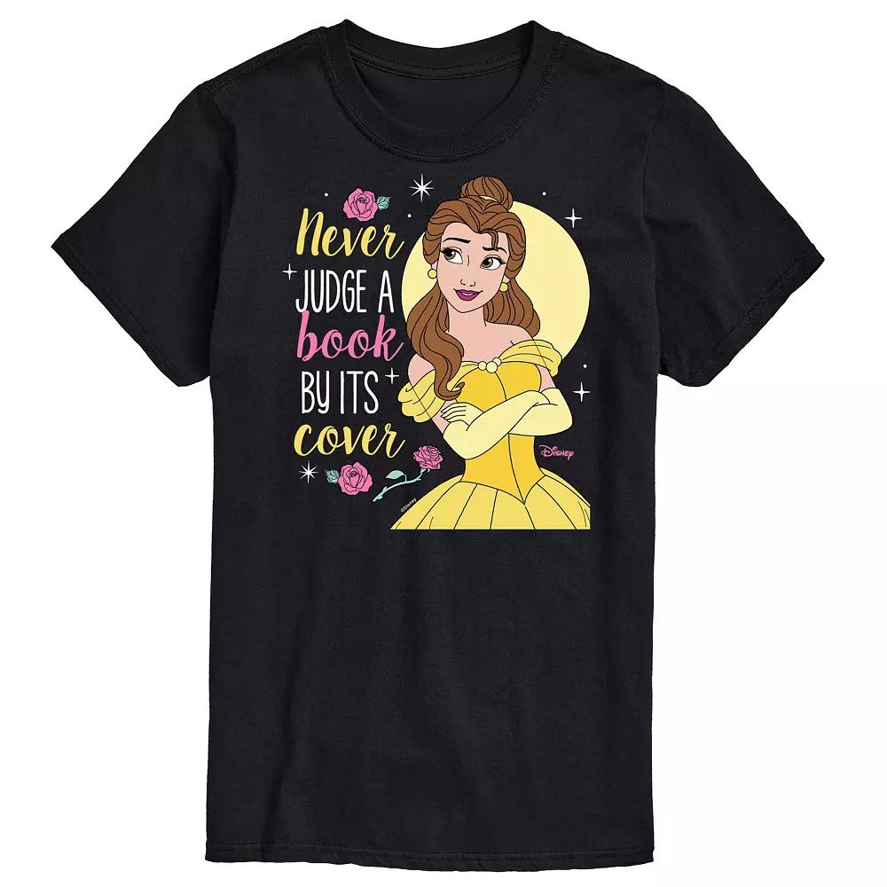 Disney Princess Big & Tall Never Judge Book By Its Cover Graphic Tee, Men's,  Product Image