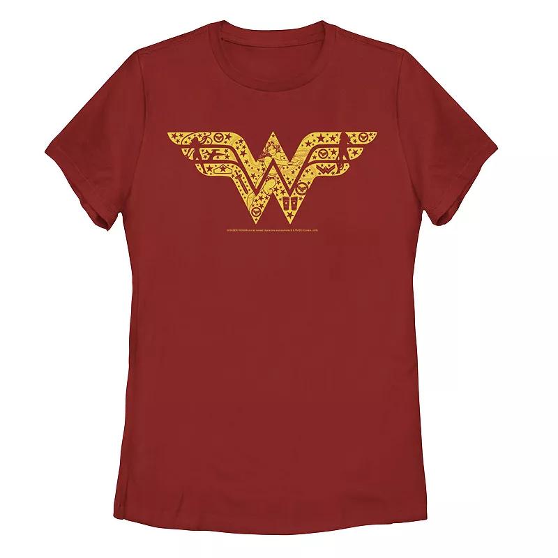Juniors' DC Comics Wonder Woman Filled Logo Graphic Tee, Girl's,  Product Image