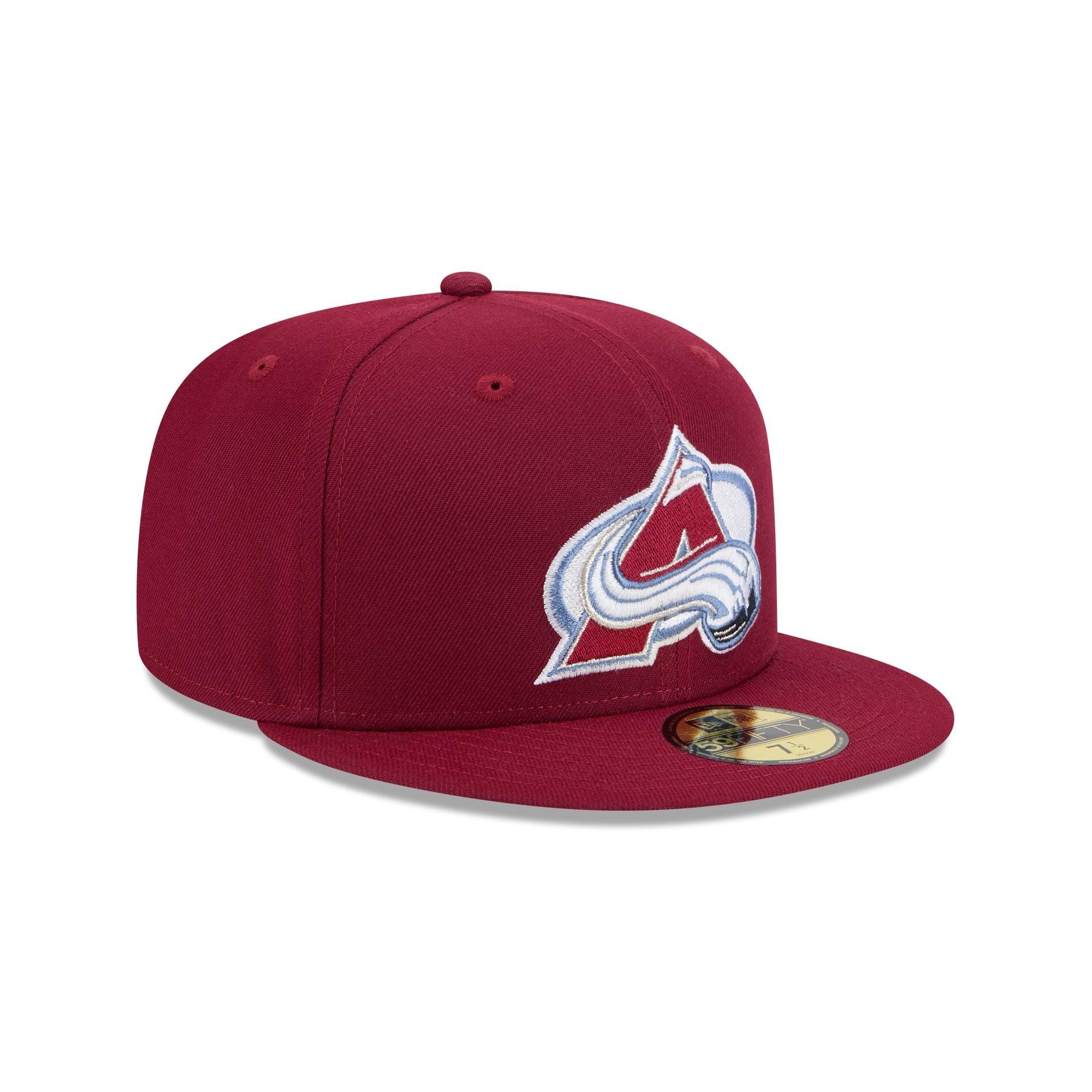 Colorado Avalanche Rear Wordmark 59FIFTY Fitted Hat Male Product Image