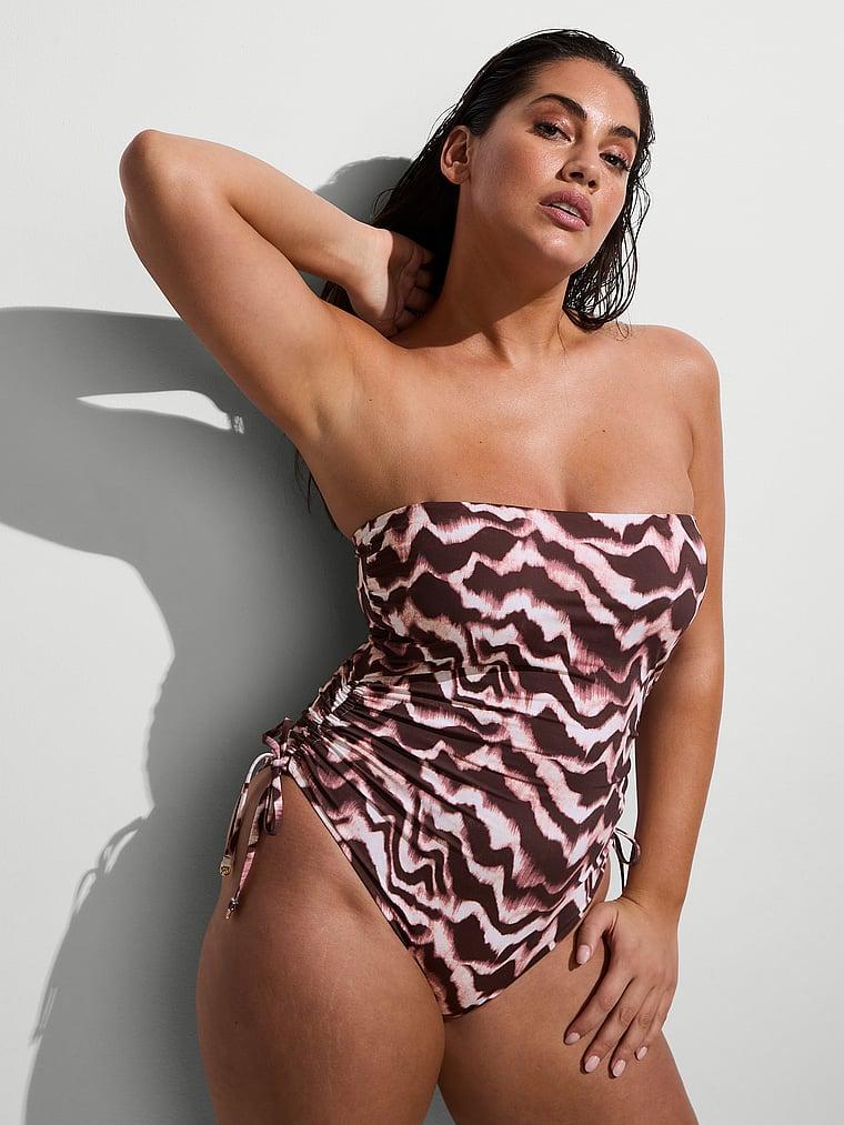 Essential Strapless Ruched One-Piece Swimsuit Product Image