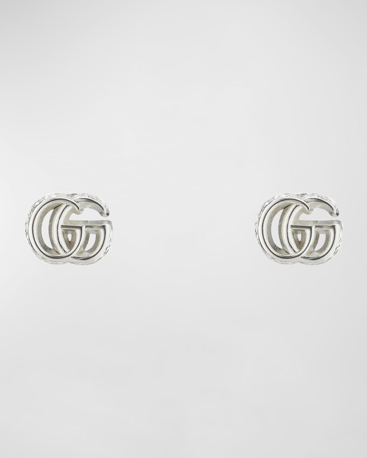 Womens Gg Marmont Sterling Silver Stud Earrings Product Image