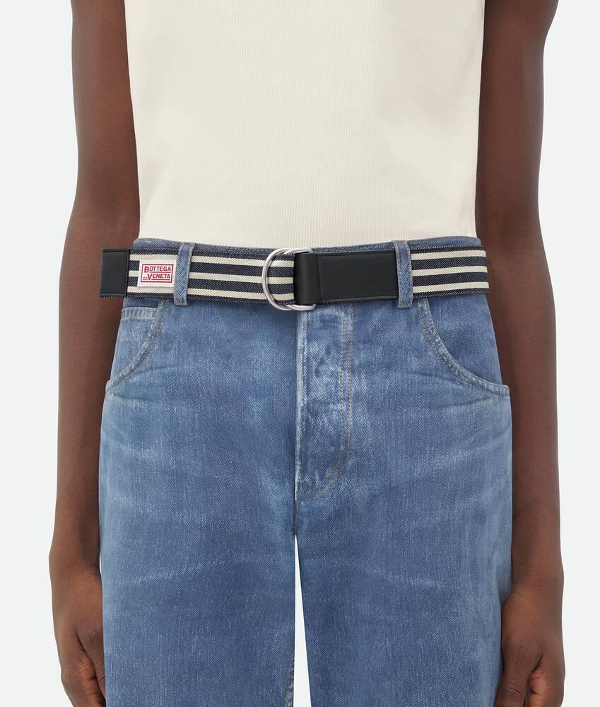 Men's Webbing Nastro Belt in Navy/white/space Product Image