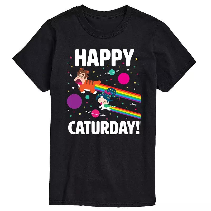 Disney's Wreck It Ralph Big & Tall Happy Caturday Graphic Tee, Men's,  Product Image