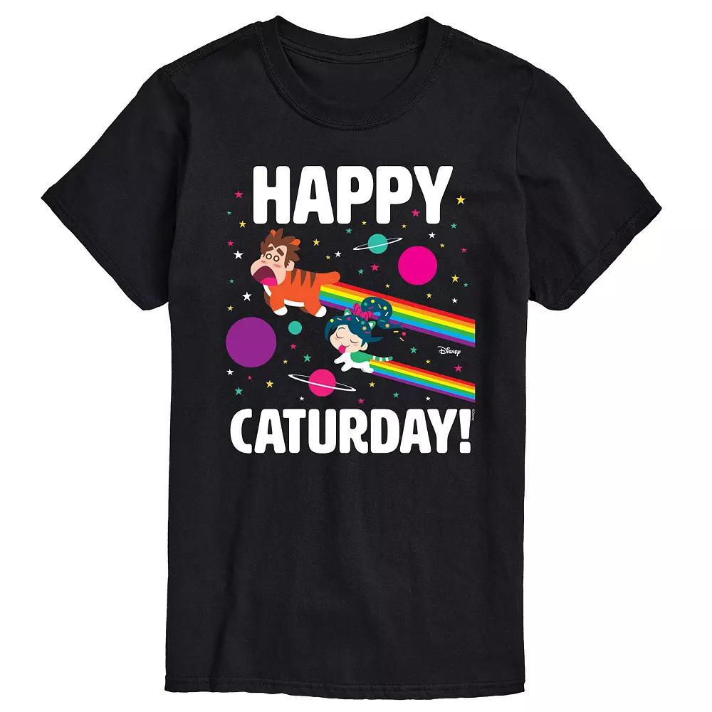 Disney's Wreck It Ralph Big & Tall Happy Caturday Graphic Tee, Men's,  Product Image