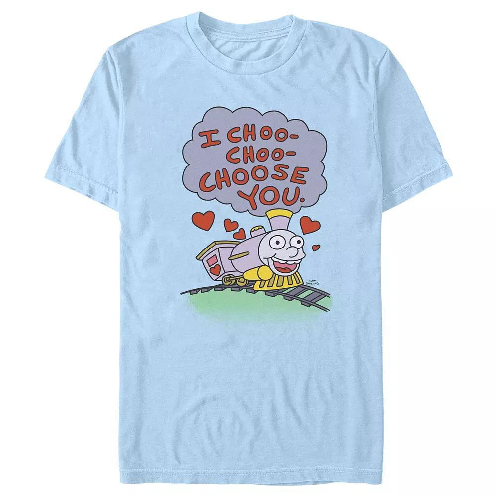 Men's The Simpsons Choo Choo Train Graphic Tee,  Product Image