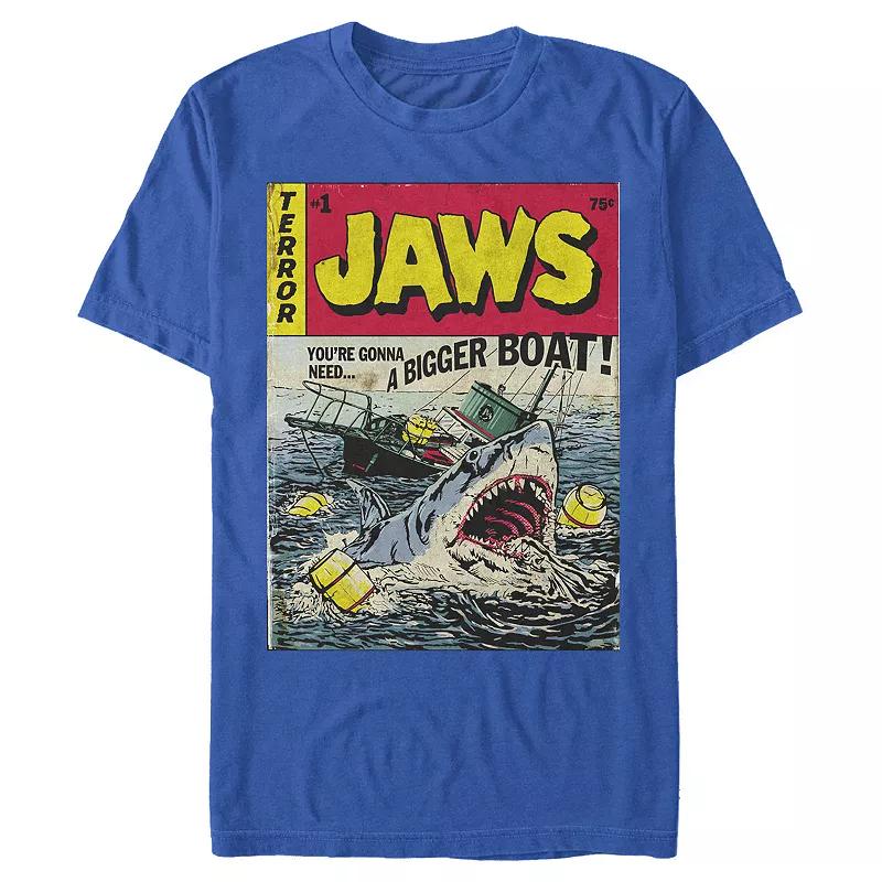 Men's Jaws Comic Book Cover Graphic Tee,  Product Image