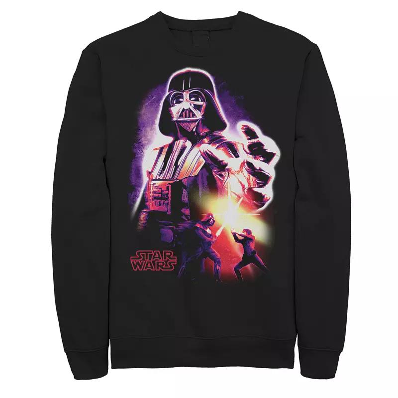 Men's Star Wars Neon Darth Vader Sweatshirt,  Product Image