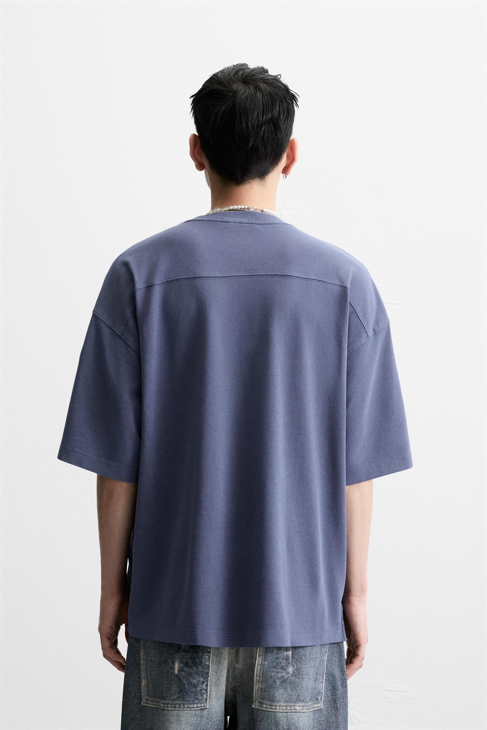 WASHED STRUCTURE T-SHIRT Product Image