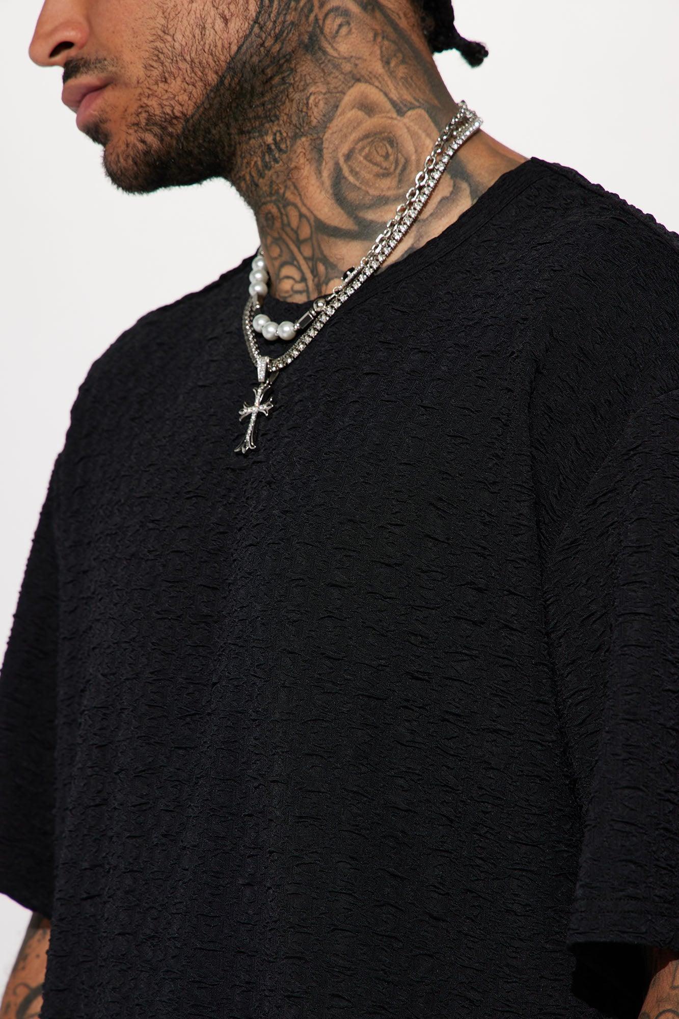 Hurt Her Feelings Short Sleeve Crew Tee - Black Product Image