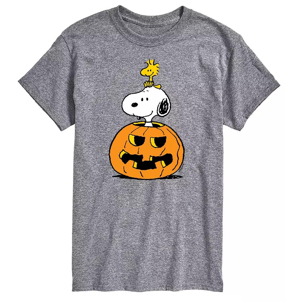 Big & Tall Peanuts Snoopy Pumpkin Tee, Men's,  Product Image