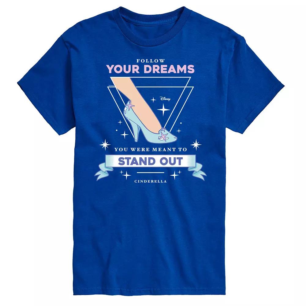 Disney Princess Big & Tall Cinderella Follow Dreams Graphic Tee, Men's,  Product Image
