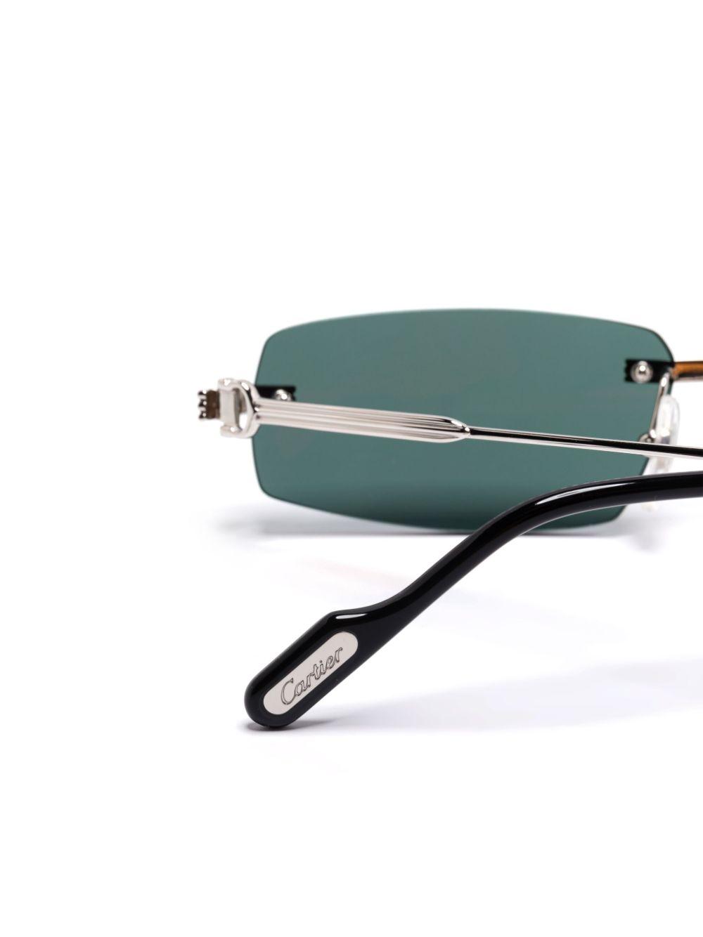 rectangle-frame sunglasses Product Image