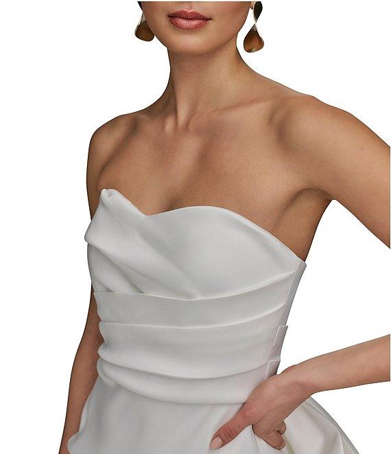 Donna Karan Sweetheart Neck Bow Sheath Dress Product Image