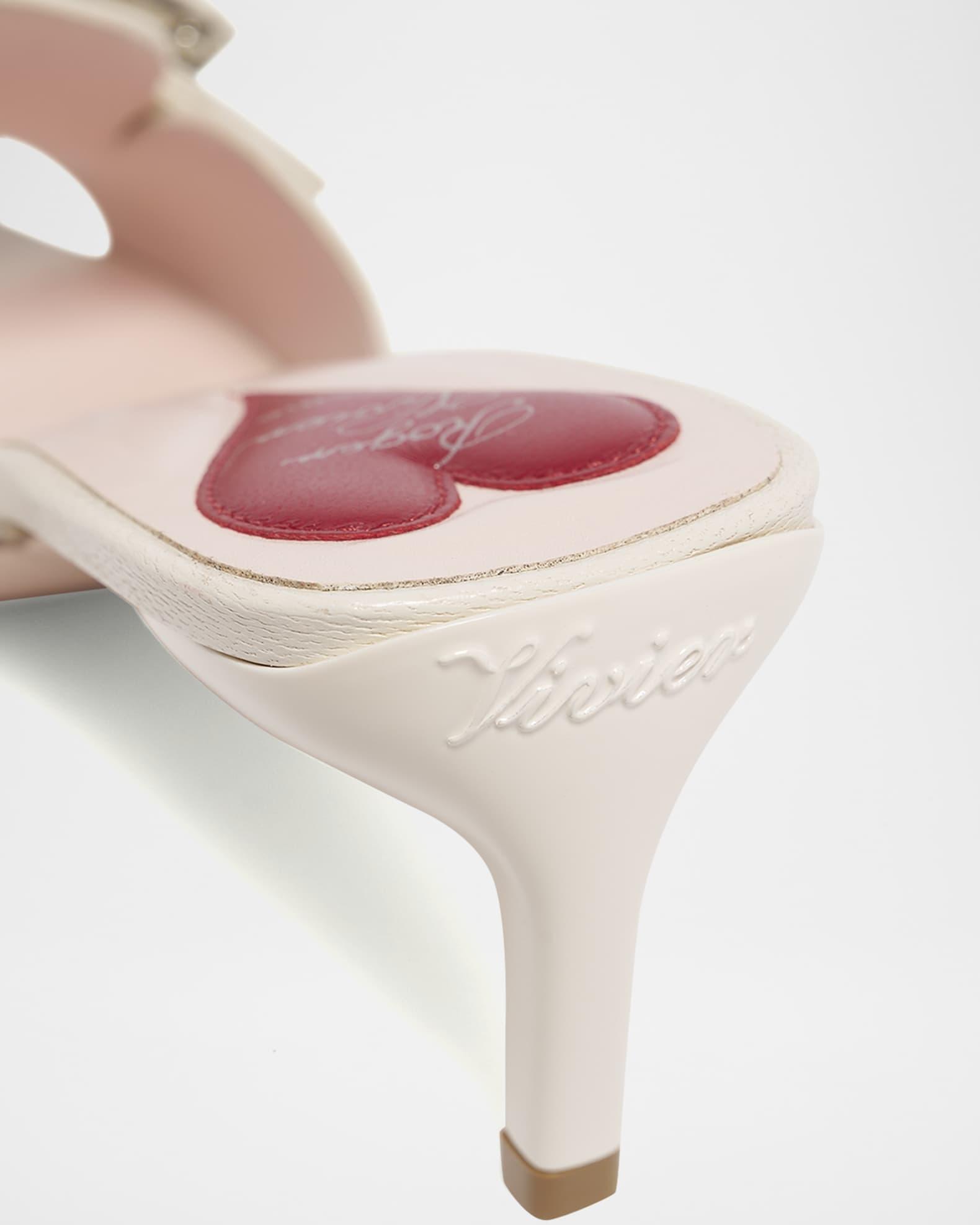 Patent Leather Buckle Mule Sandals Product Image