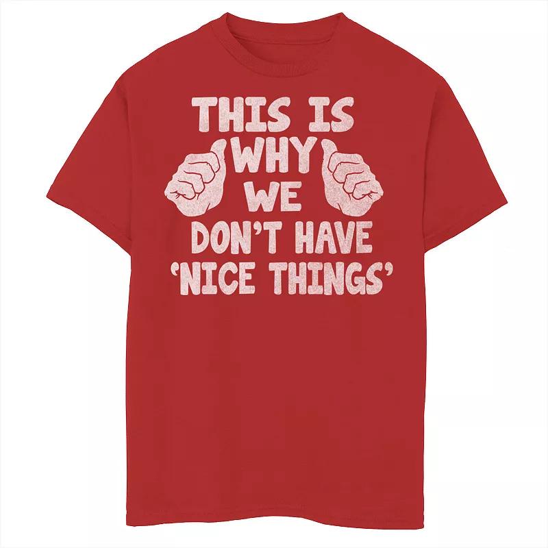 Boys 6-20 Why We Don't Have Nice Things Graphic Tee, Boy's,  Product Image